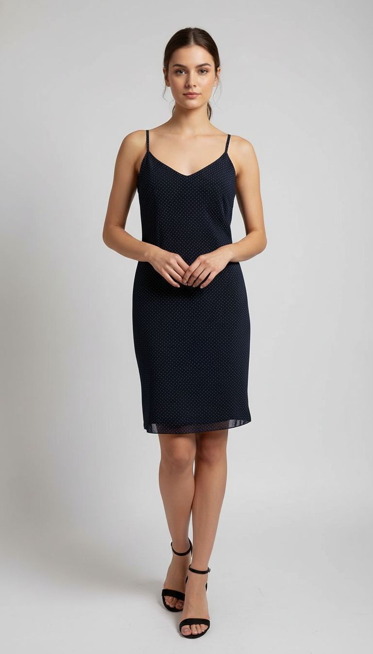 Vestido Alça Poá