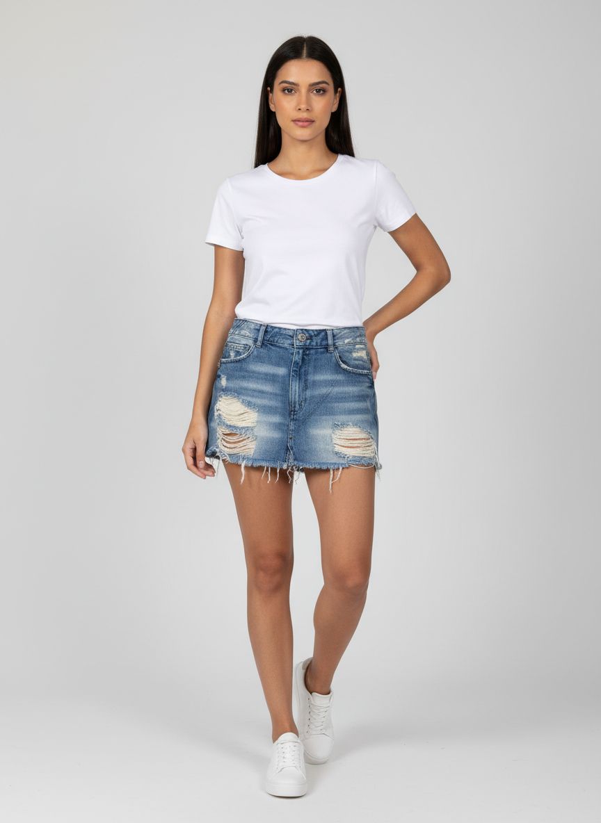 Saia Jeans
