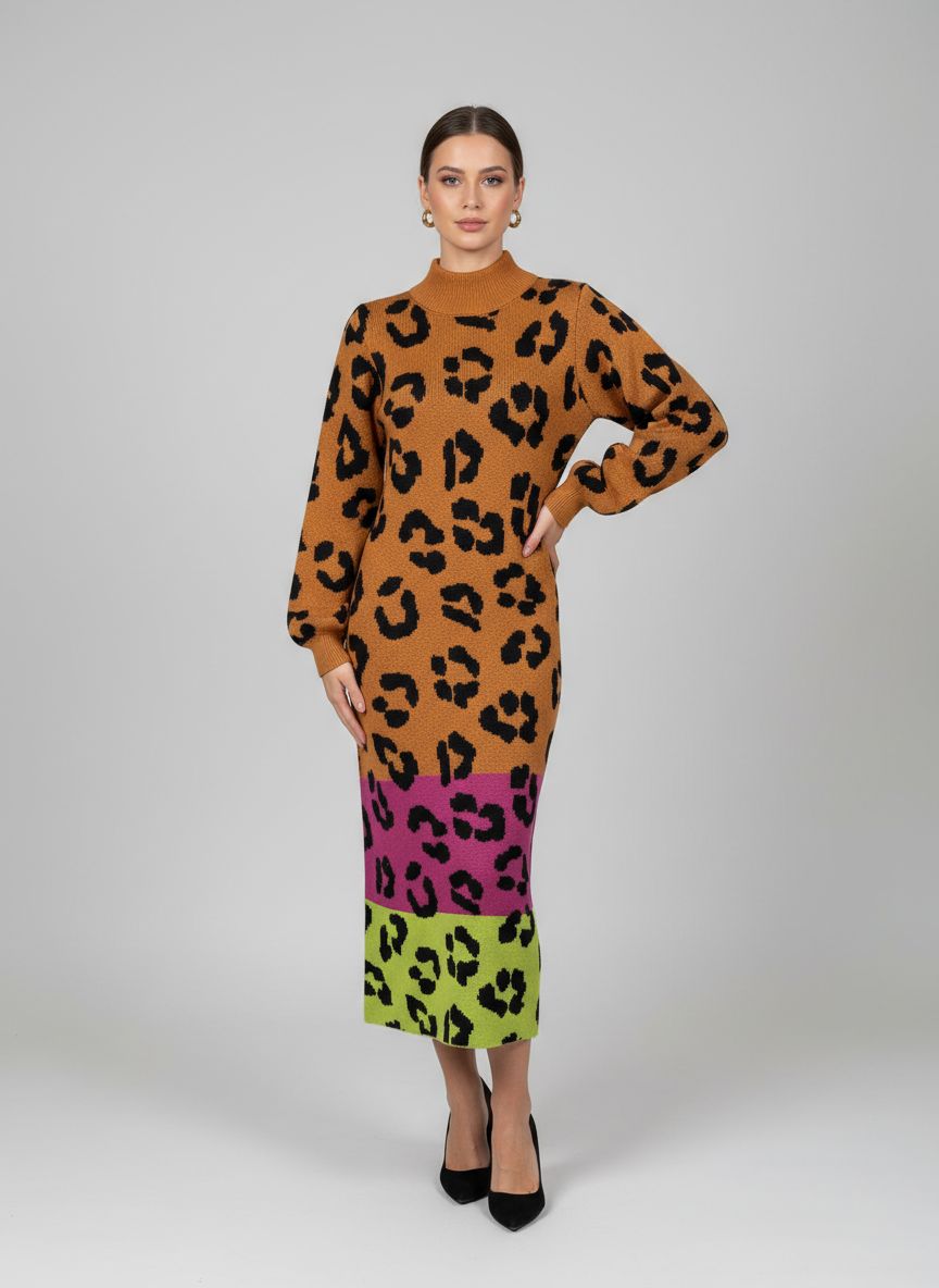 Vestido Midi Lã