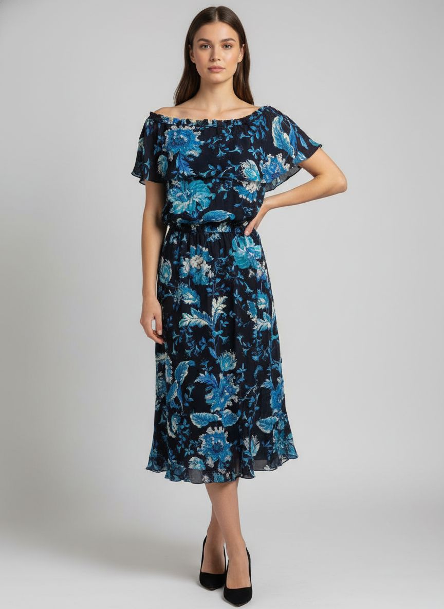 Vestido Midi Seda