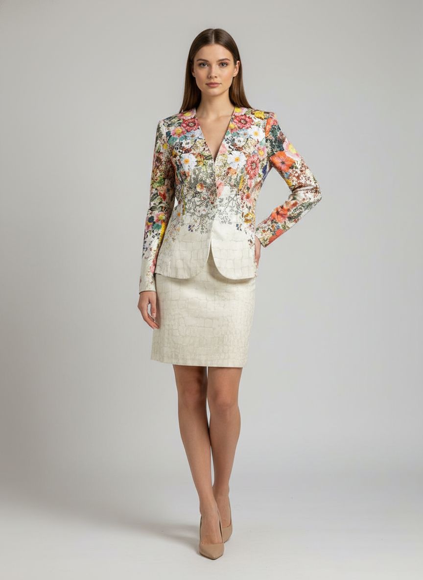 Conjunto Saia + Blazer Acinturado