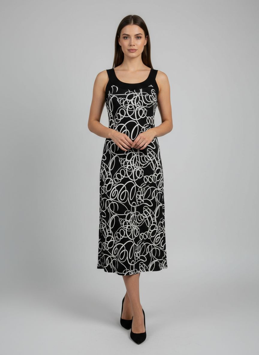 Vestido Midi Regata