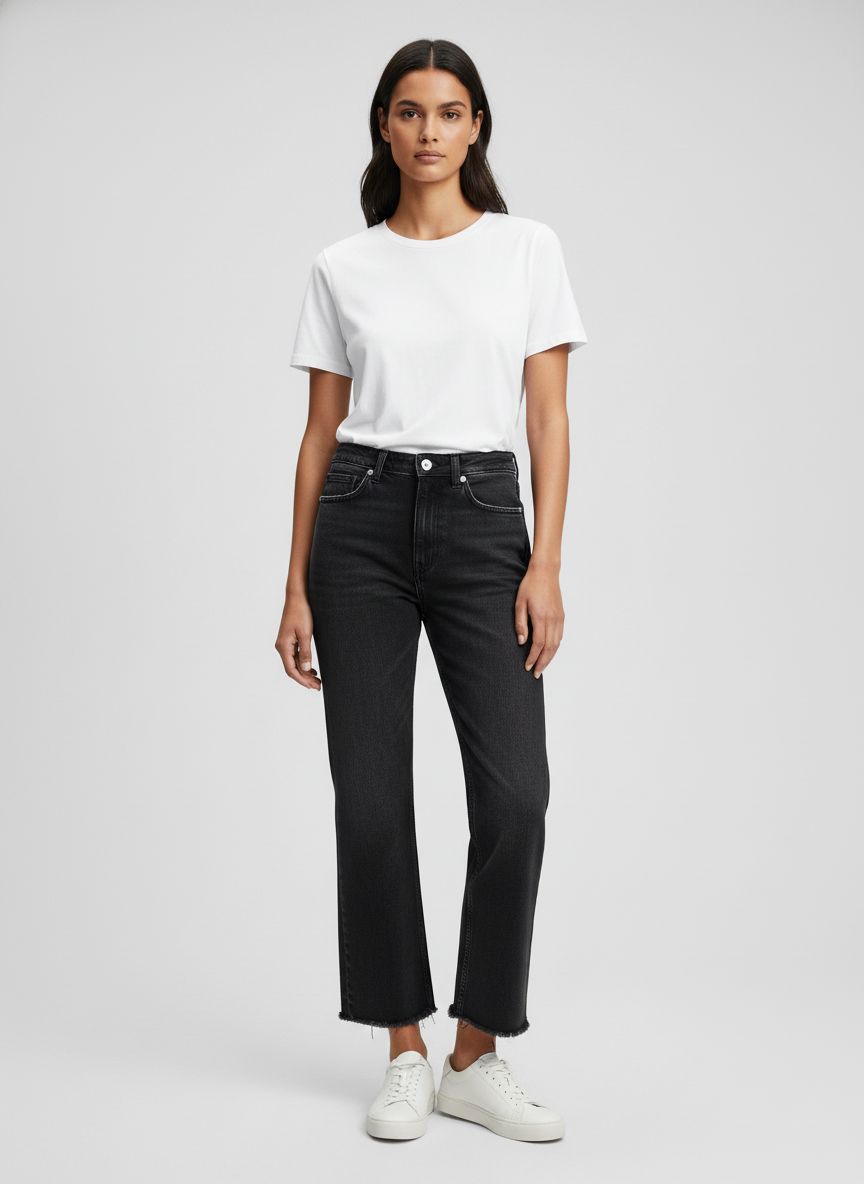 Calça Jeans Lavagem Preta