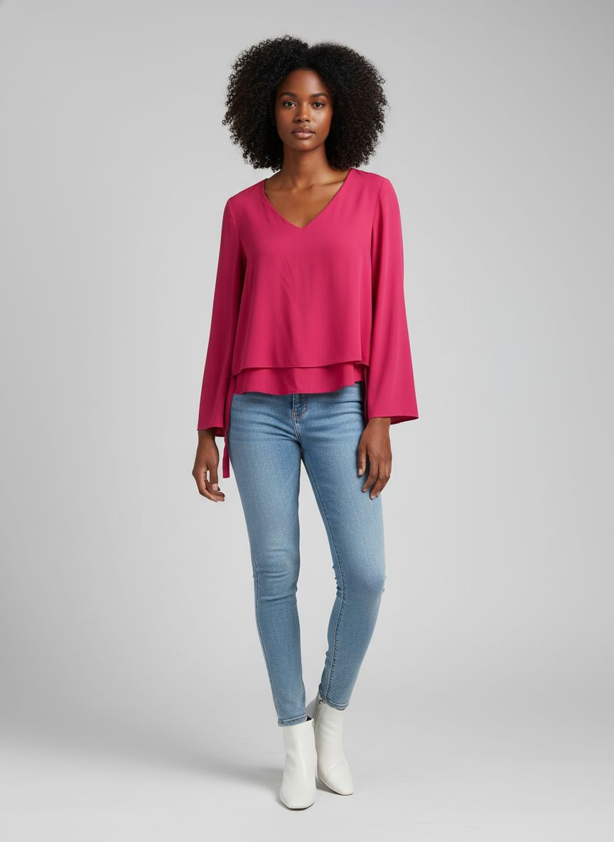Blusa Manga Flare