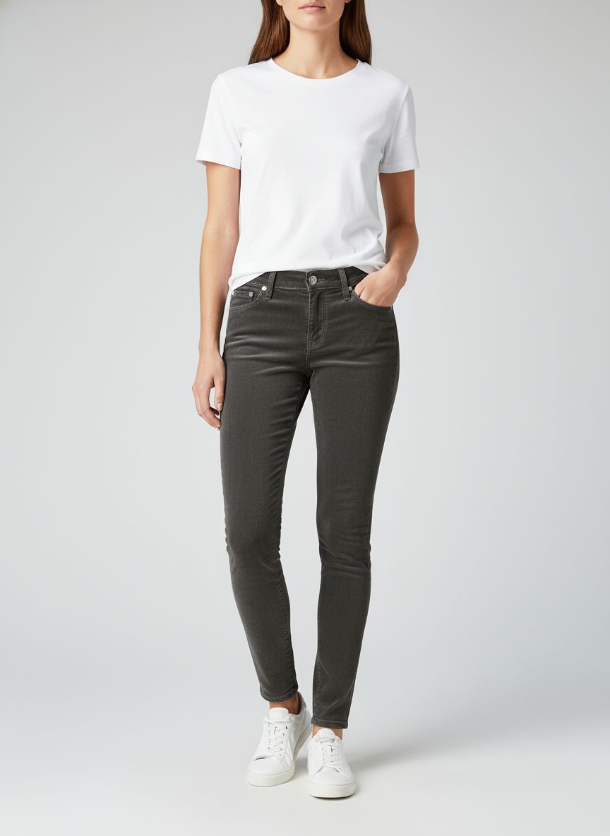 Calça Skinny Veludo