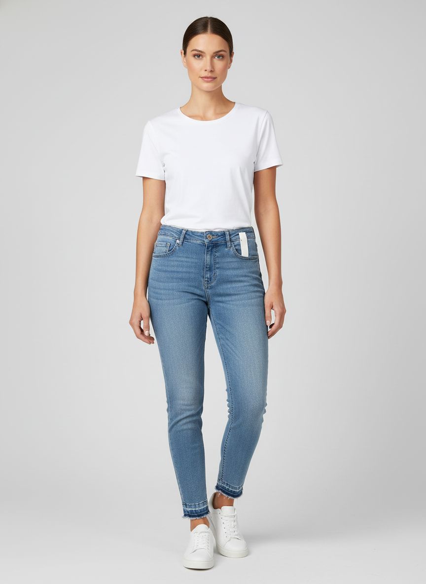 Calça Jeans Cintura Alta