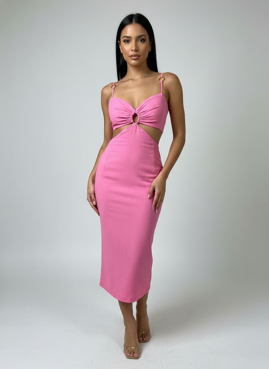 Vestido Midi Linho