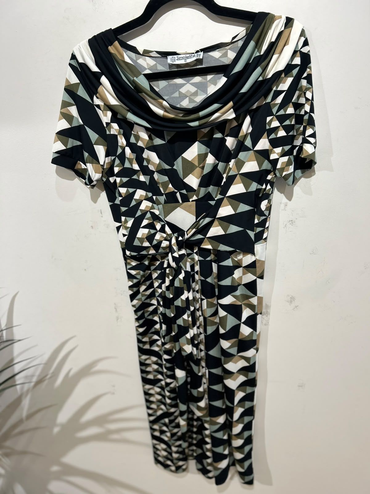 Vestido Midi Geométrico