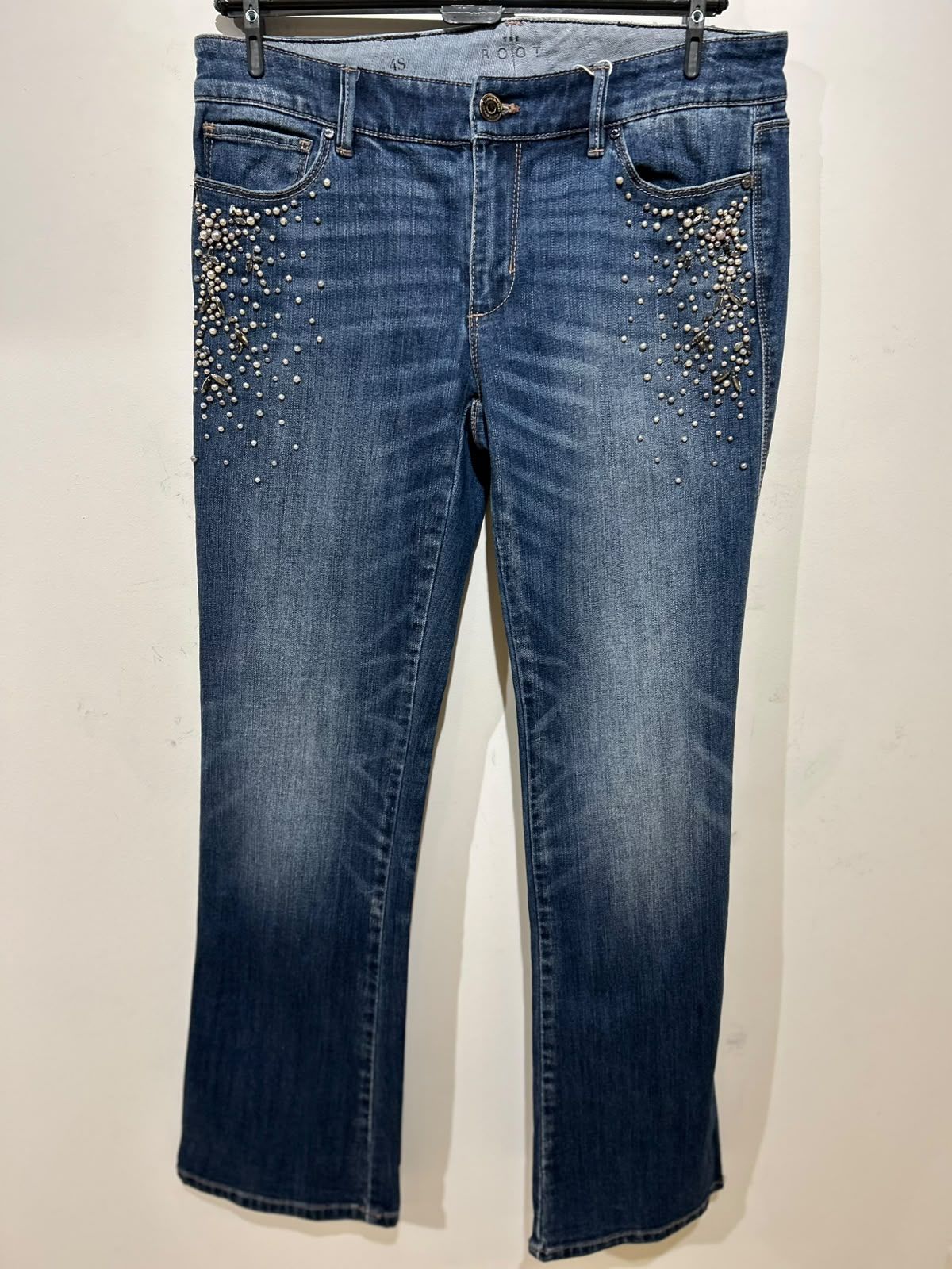 Calça Jeans Bordada