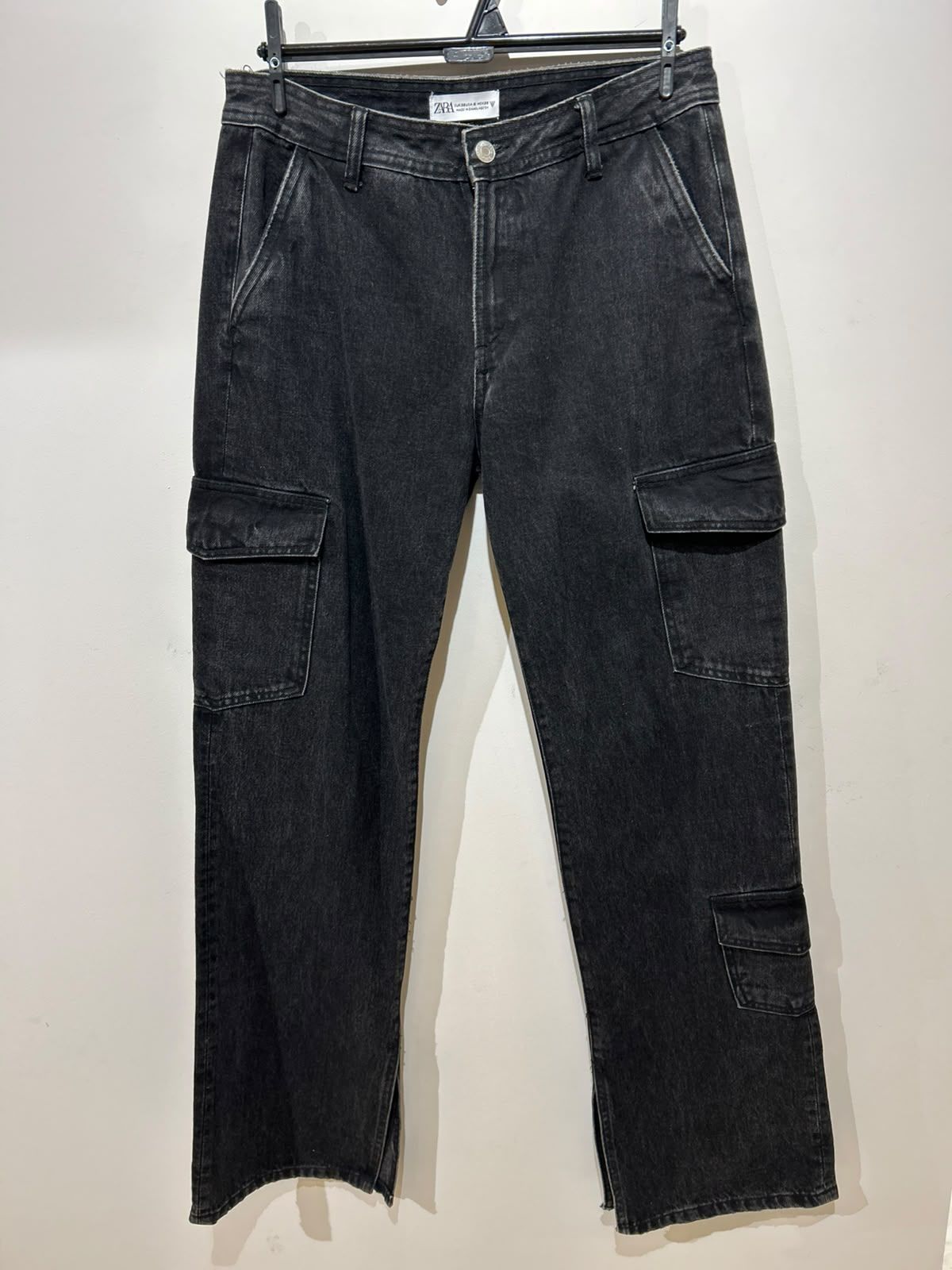 Calça Jeans Black Cargo