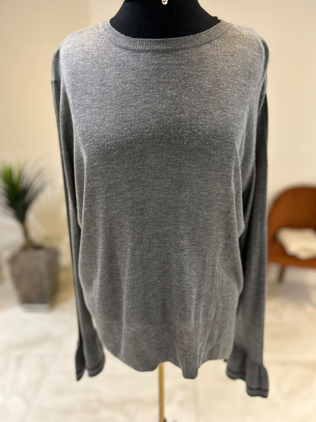 Tricot Leve Detalhe Manga