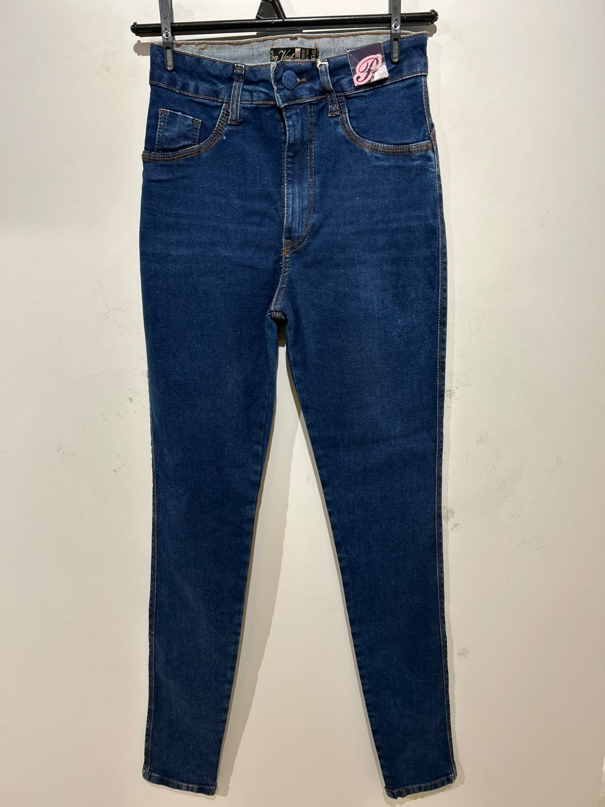 Calça Jeans Skinny Brilho