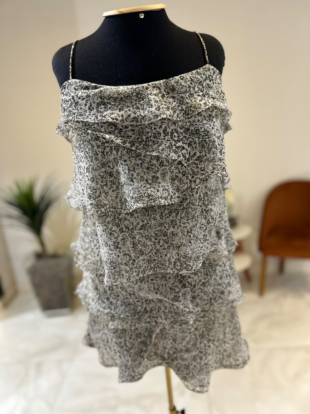 Vestido Alça Babados