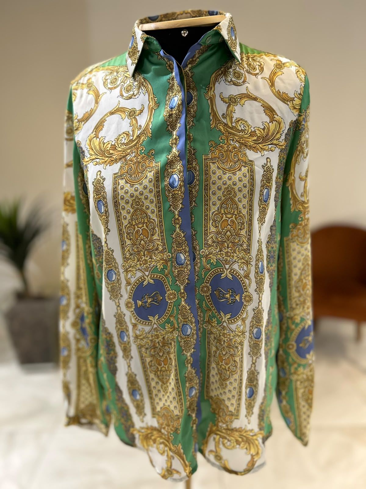 Camisa Acetinada