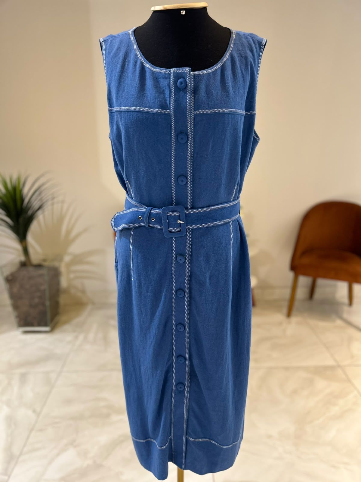 Vestido Midi Botões