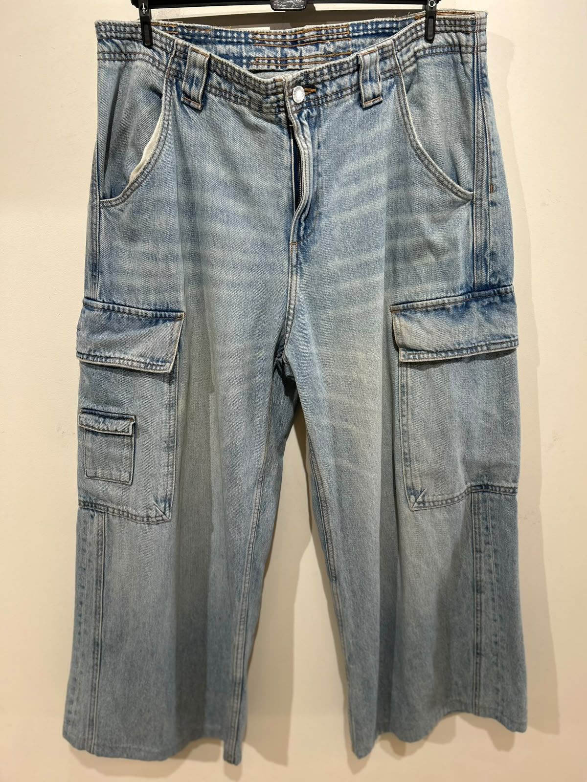 Calça Jeans Cargo