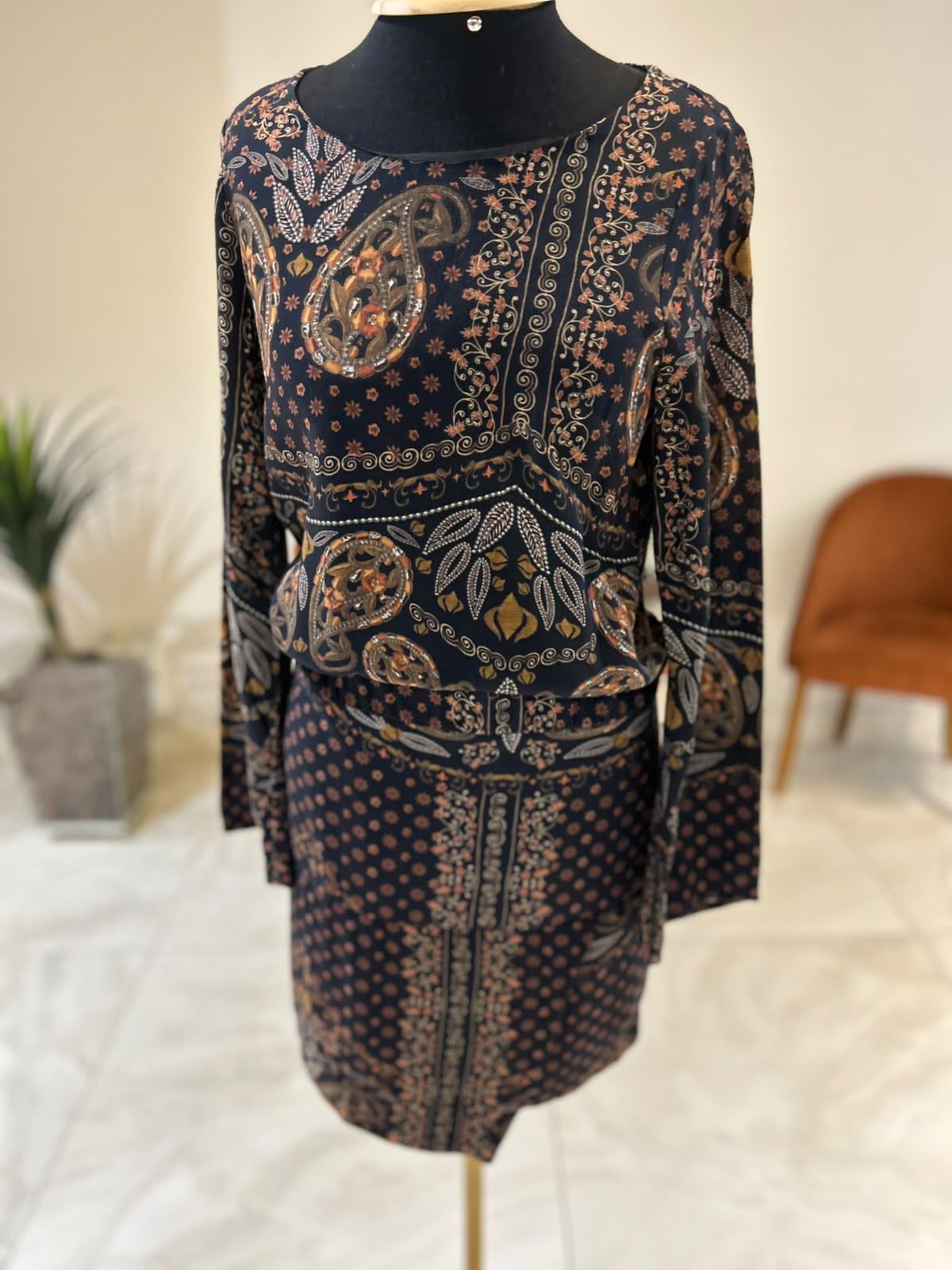 Vestido Manga Longa