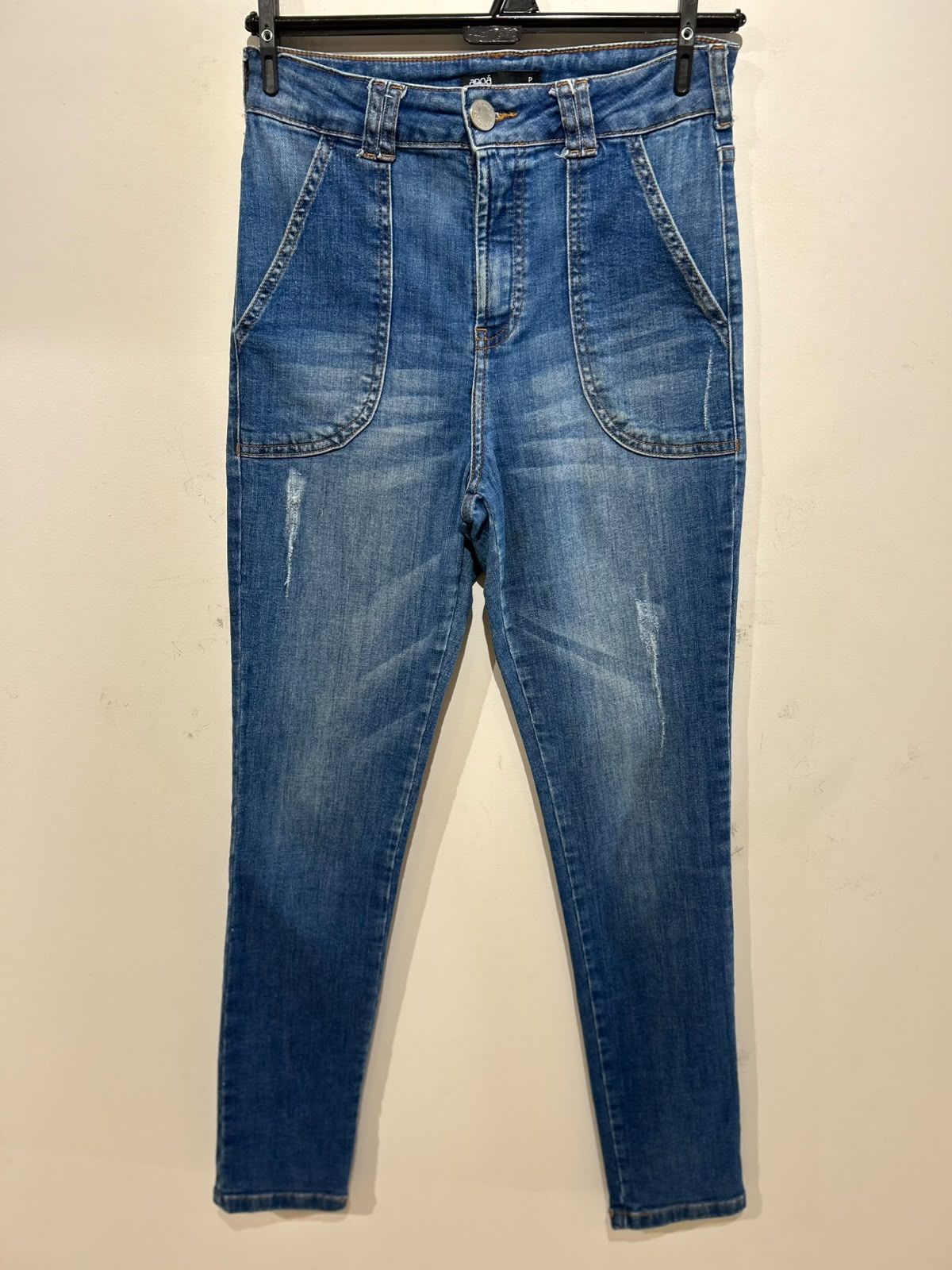 Calça Jeans Reta