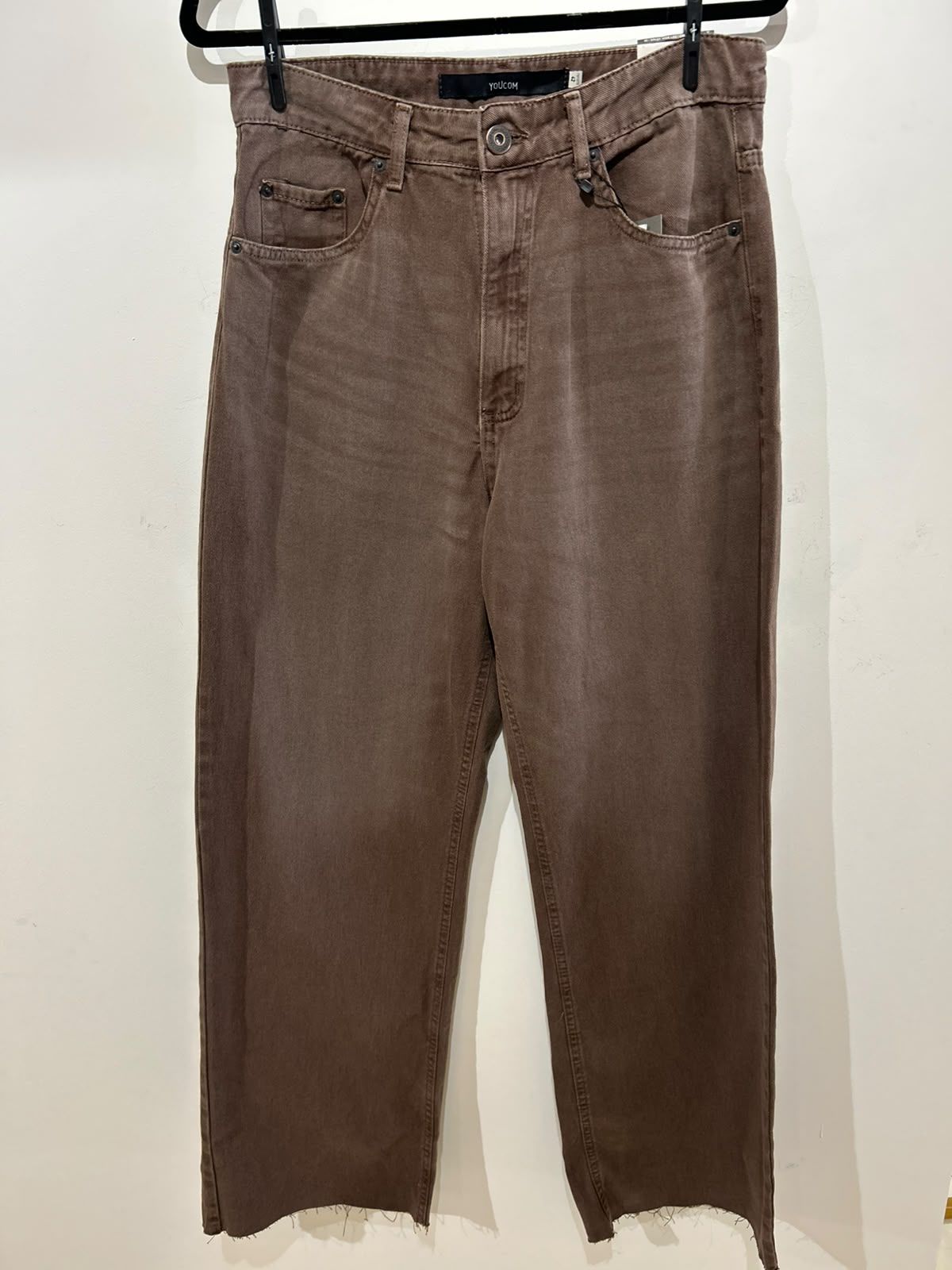 Calça Sarja Wide Leg
