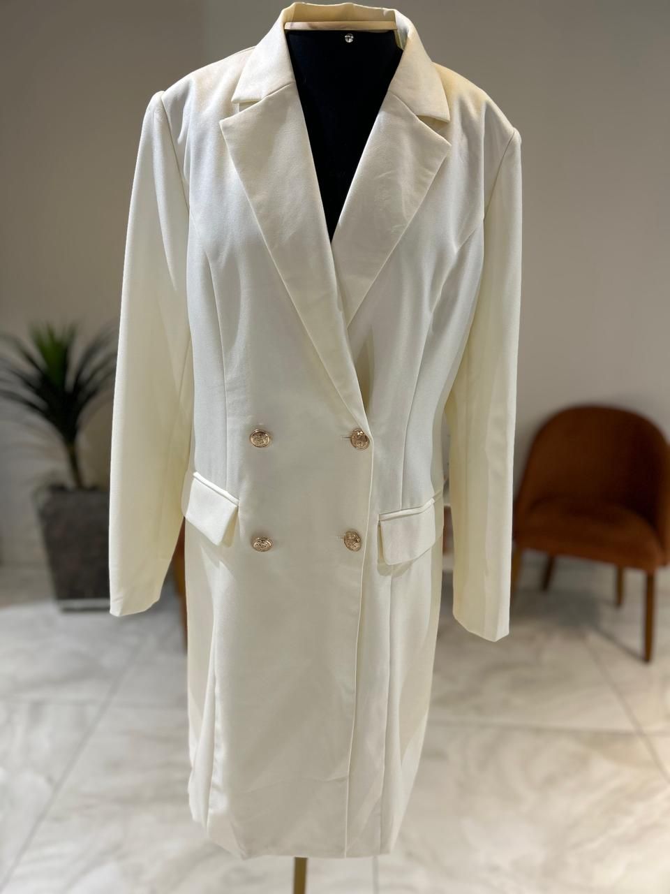 Blazer Alongado Trench Coach