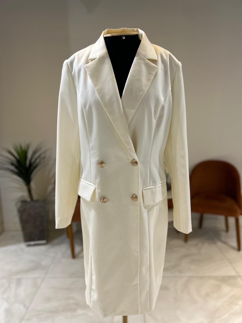 Blazer Alongado Trench Coach