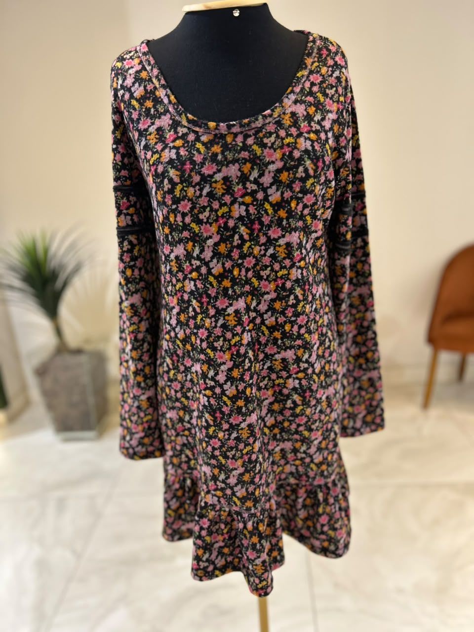 Vestido Manga Longa