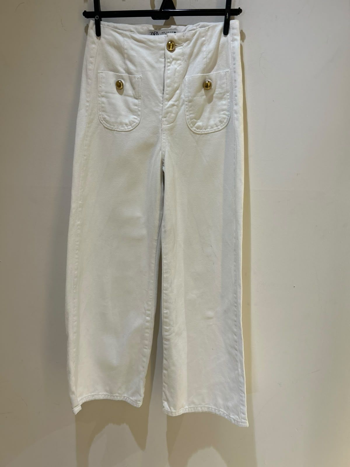 Calça Sarja Wide Leg