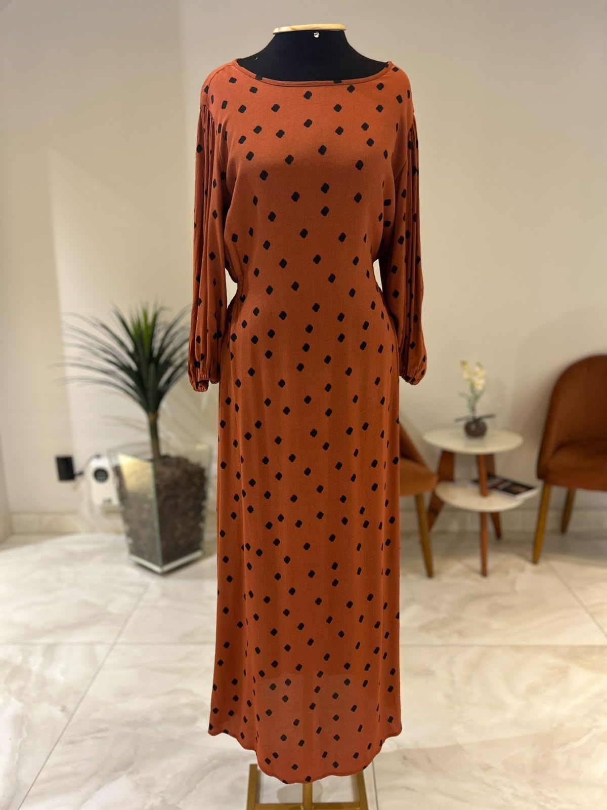 Vestido Ferrugem Usado