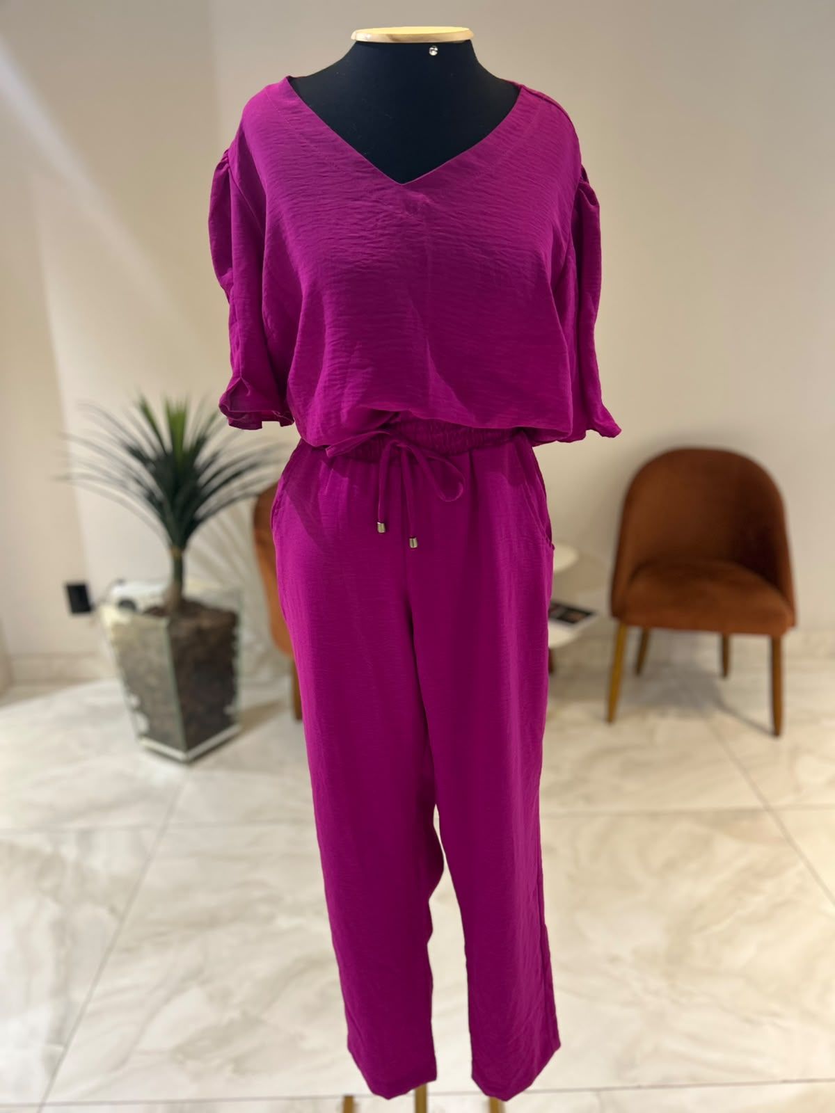 Conjunto Calça Pantalona + Blusa 