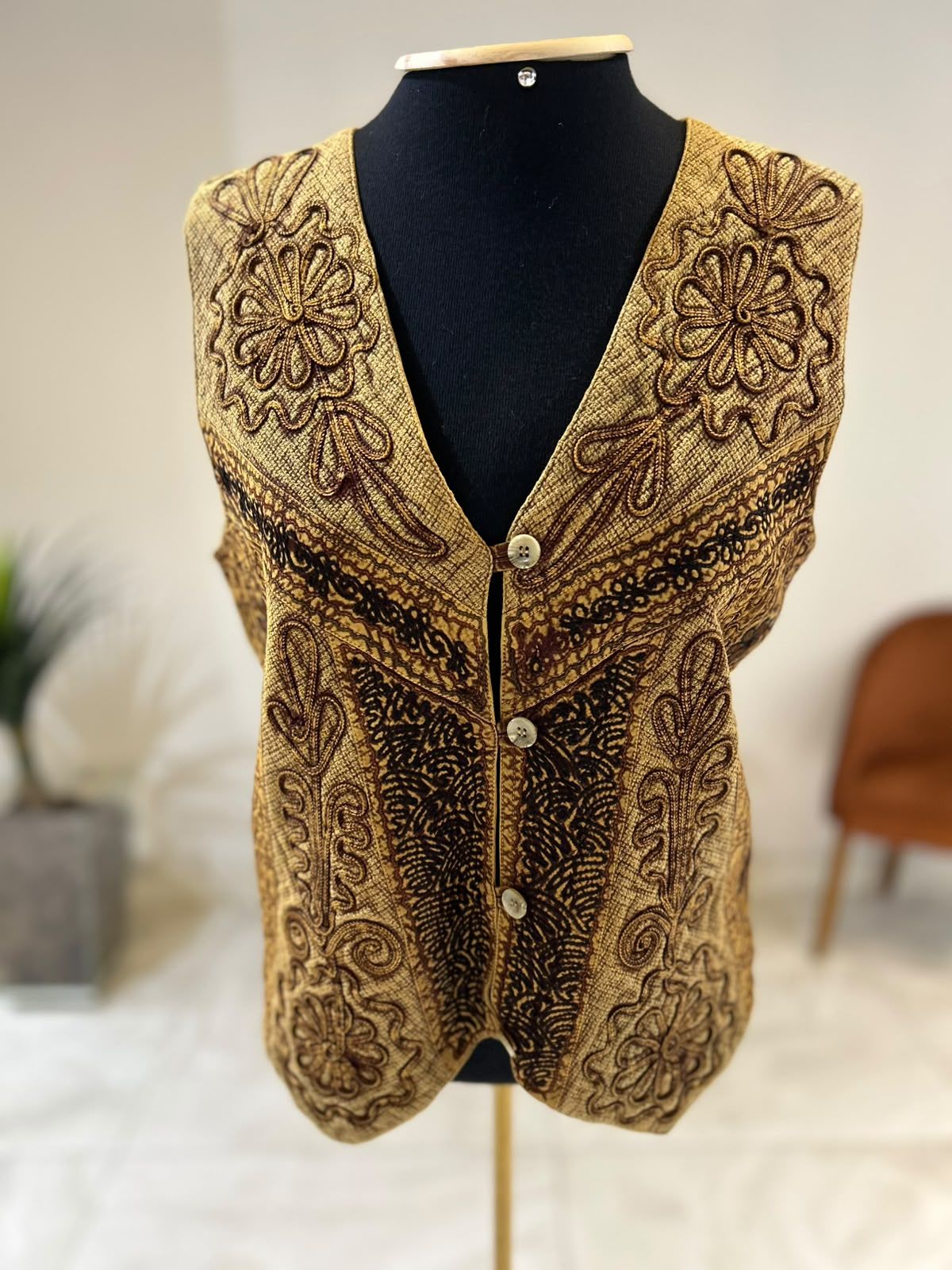 Colete Indiano Boho Vintage