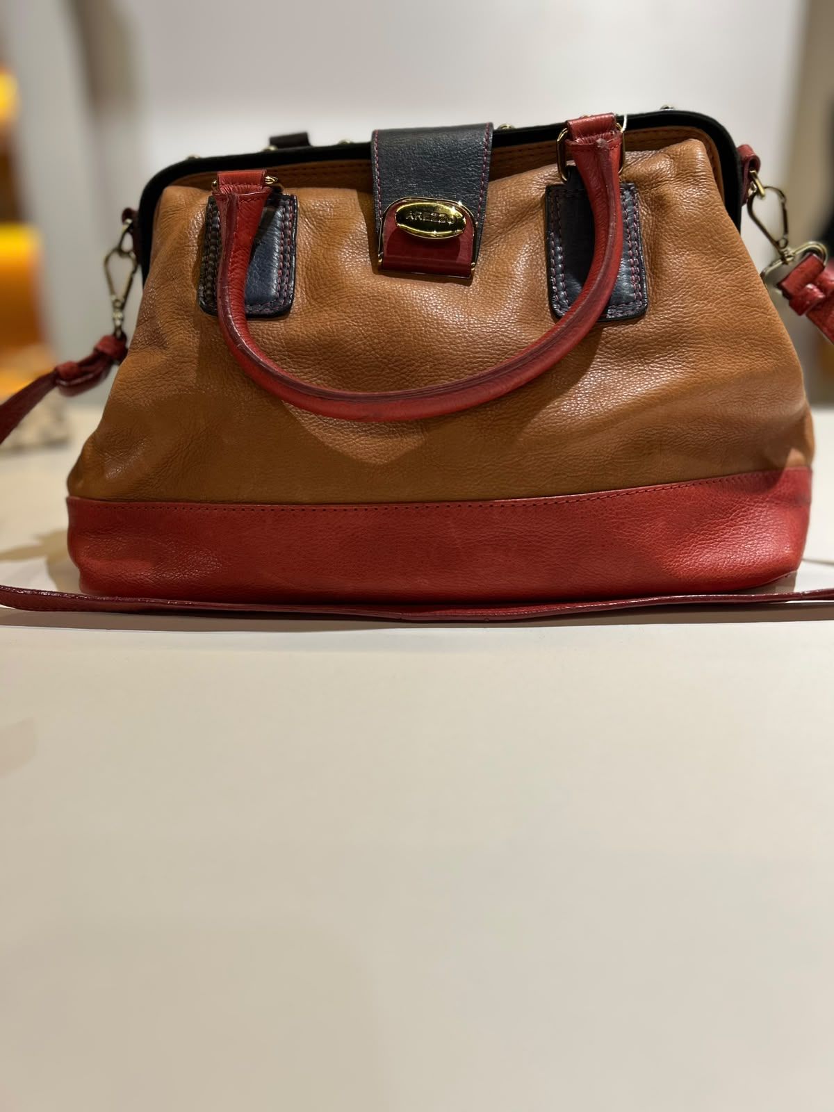 Bolsa de Couro Colorida