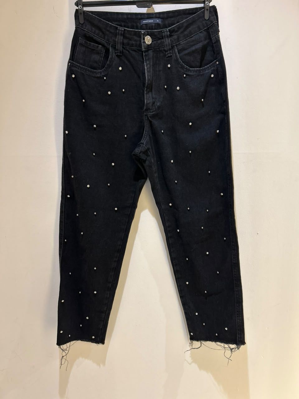 Calça Jeans Black Aplicações