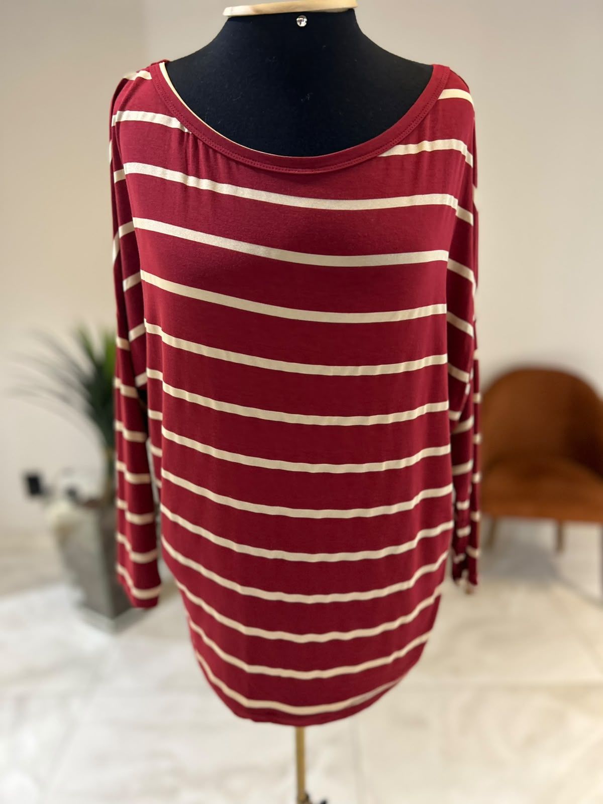 Blusa Outras tam M Listrada