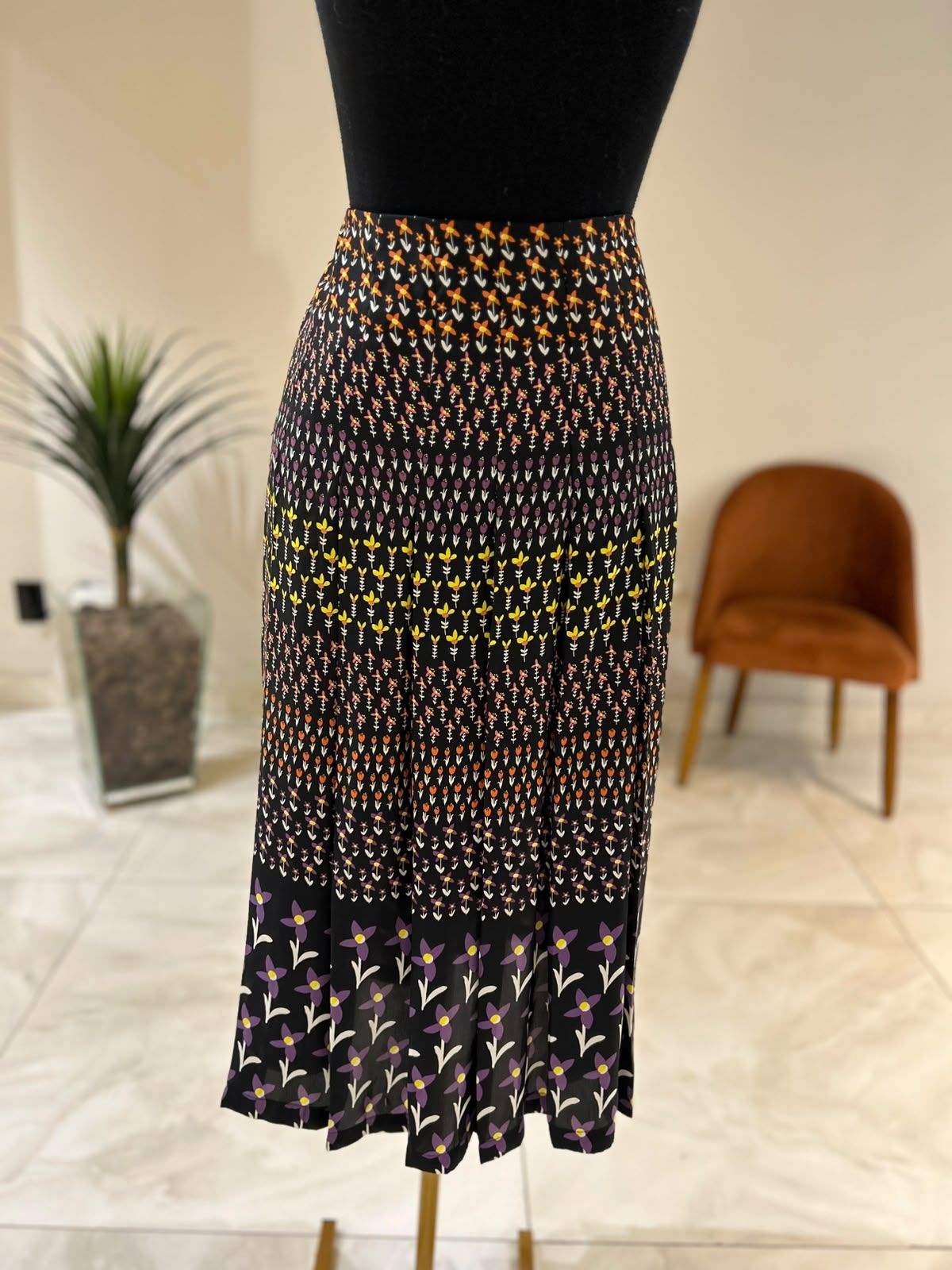 Saia Midi Acetinada