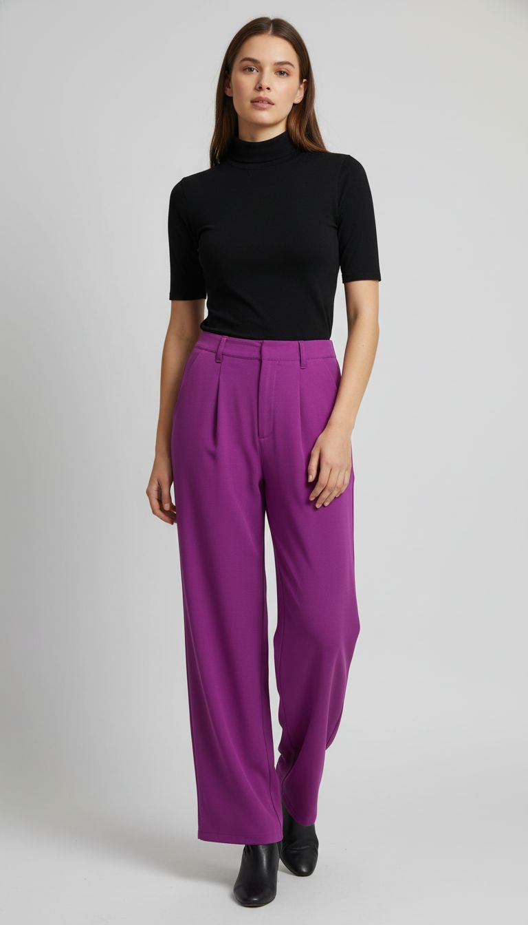 Calça Wide Leg 