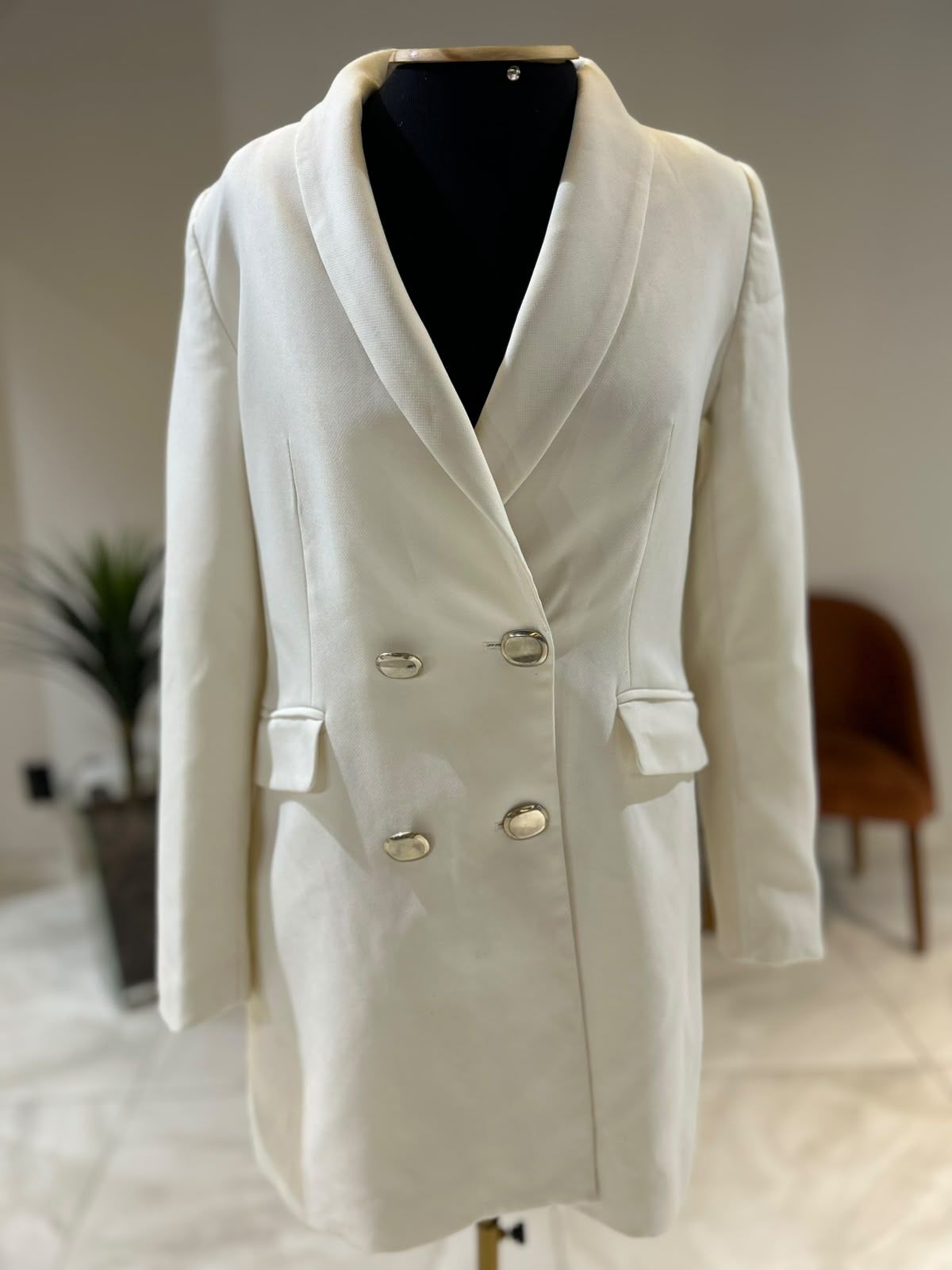 Blazer Alongado Alfaiataria
