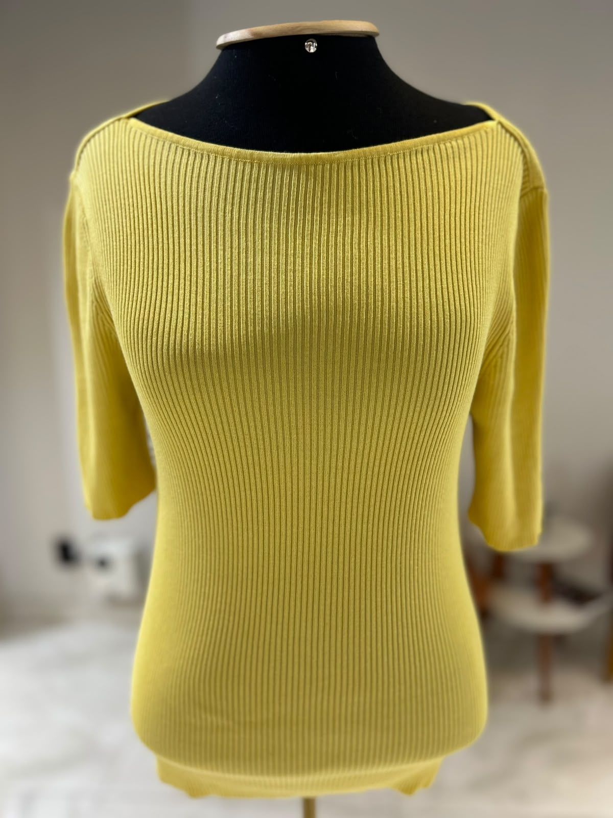 Blusa Tricot Manga Curta