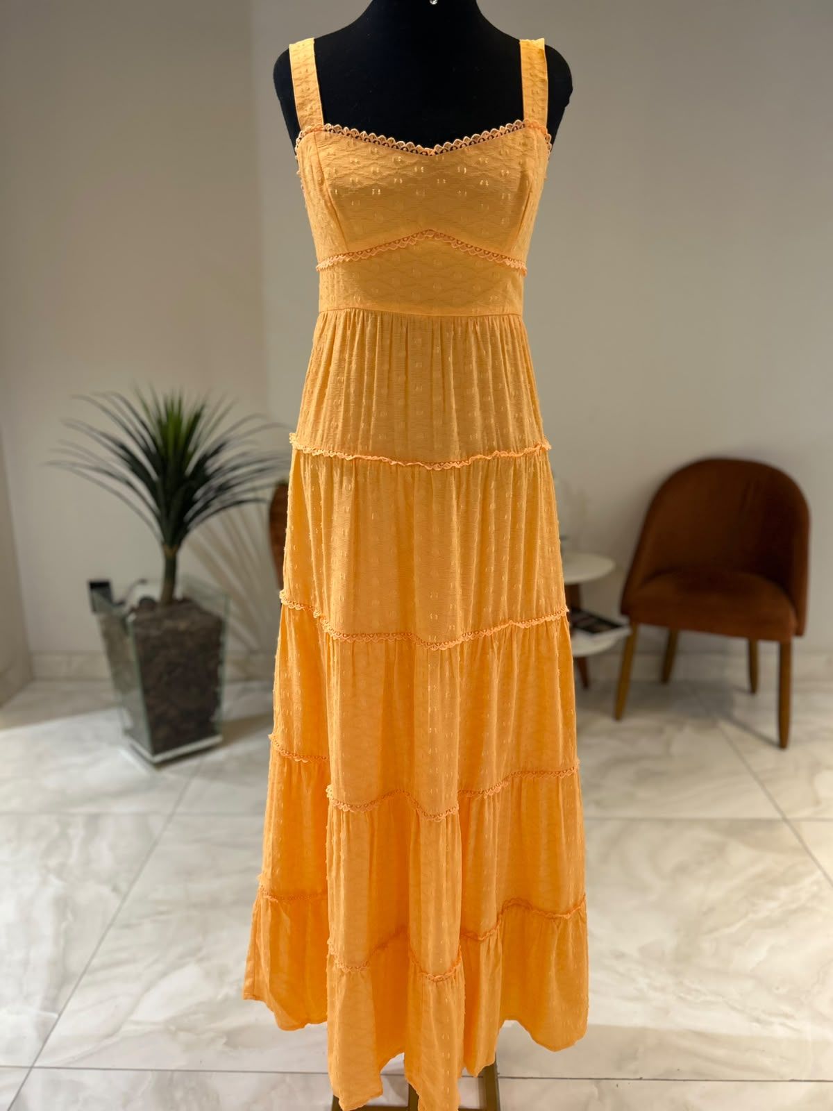 Vestido Camadas Alça
