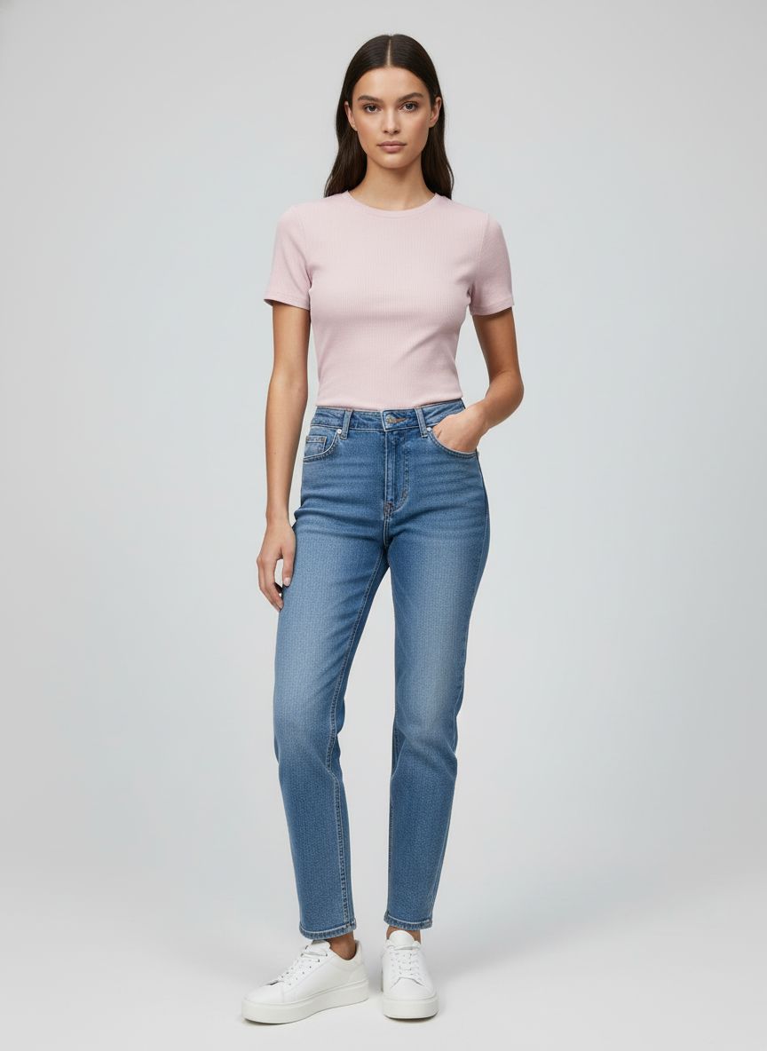 Blusa Manga Curta Básica