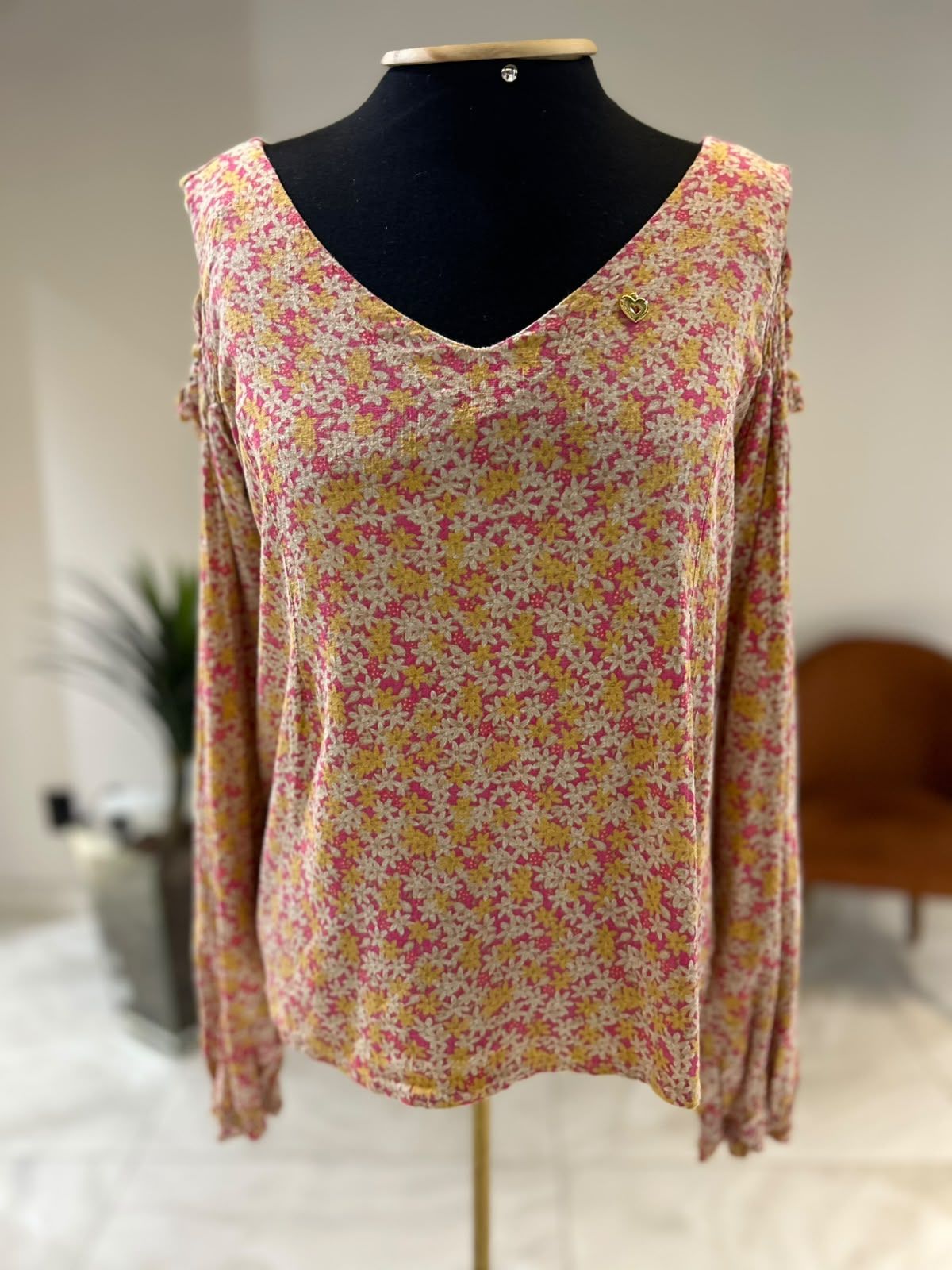 Blusa Floral Usada