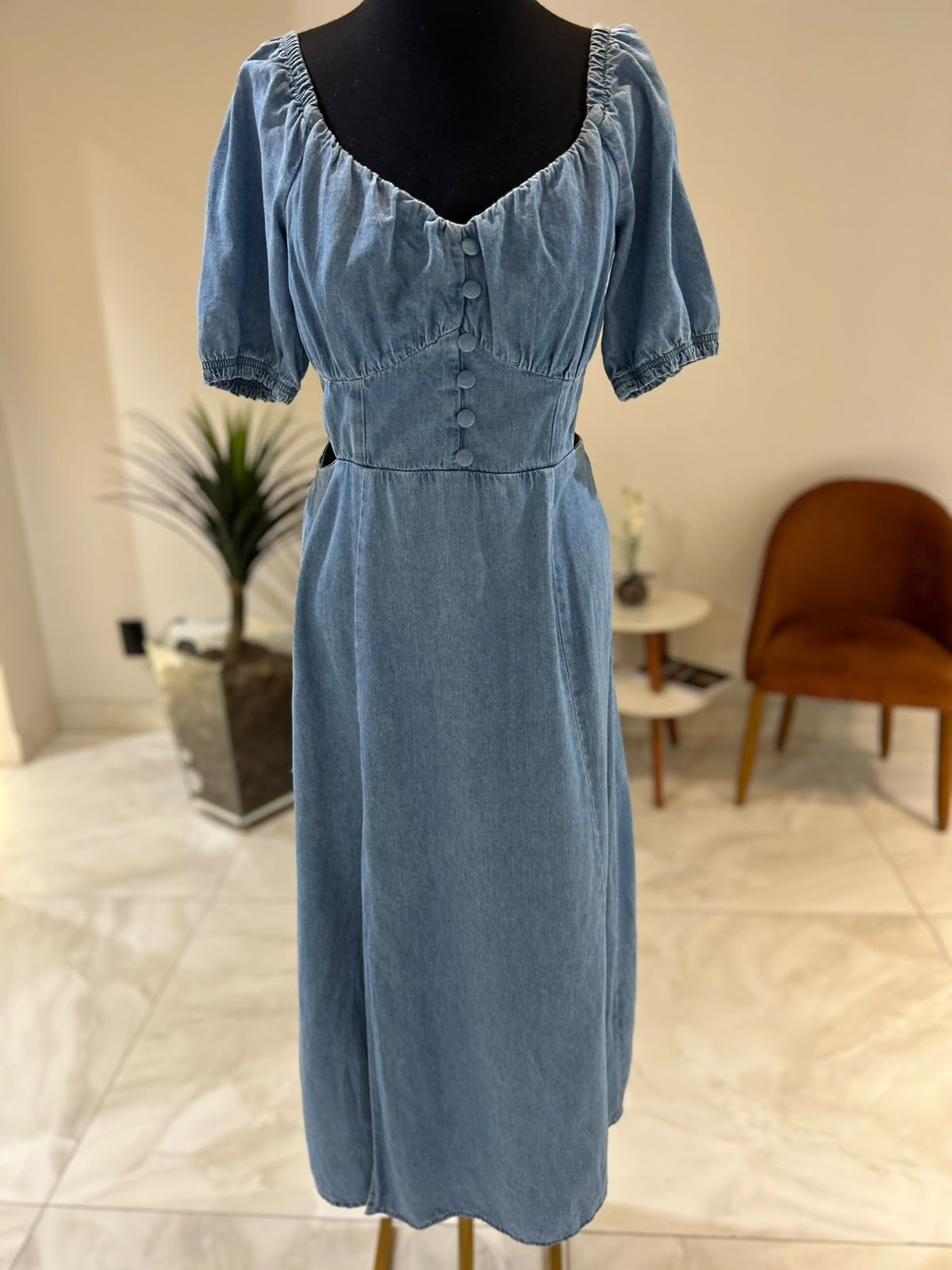 Vestido Jeans Recortes