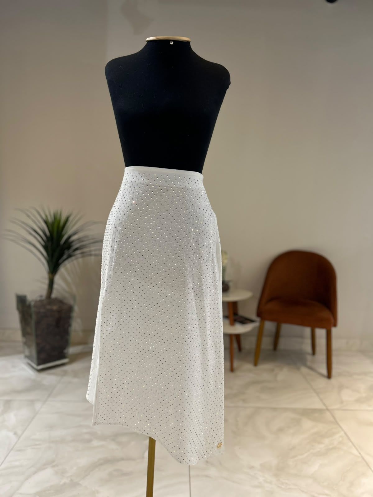 Saia Midi Strass