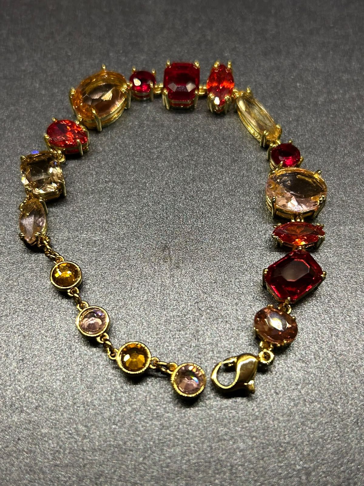 Pulseira Pedras Vermelhas