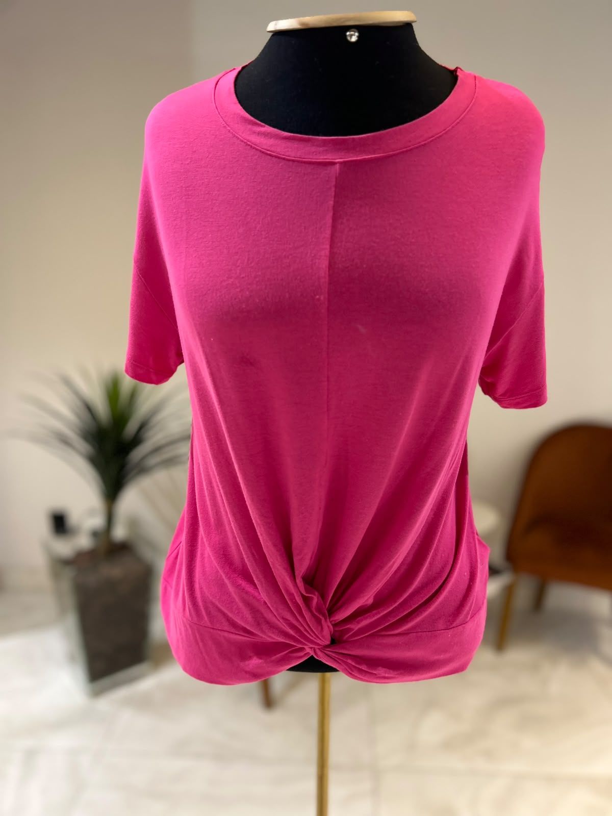 Tshirt Detalhe Entrelaçado