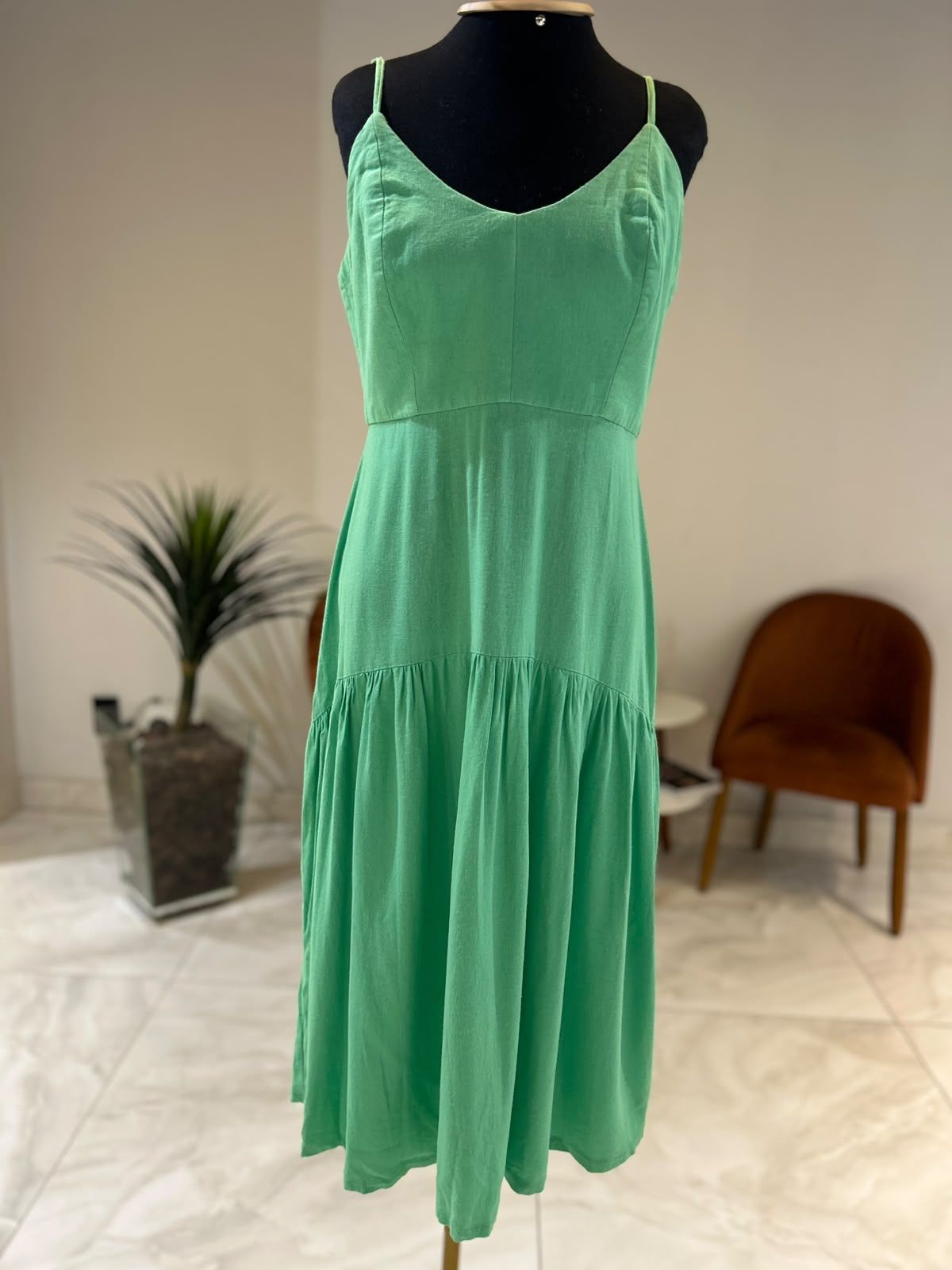 Vestido Midi Linho