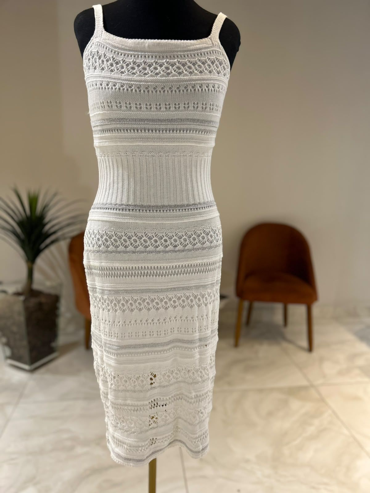 Vestido Midi Crochet