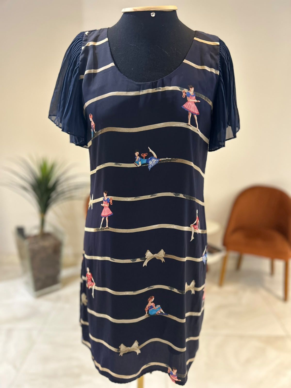 Vestido Estampado Usado