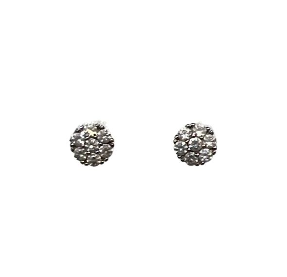 Brinco Prata Zirconia