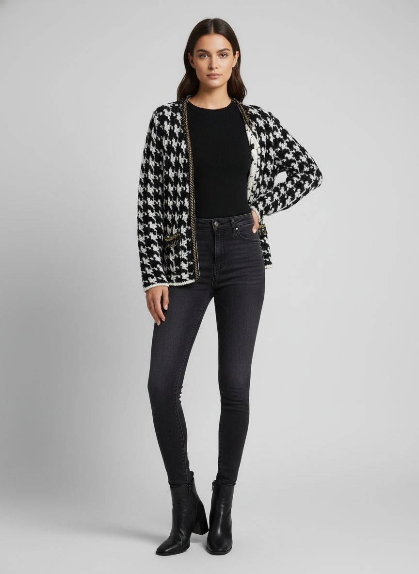Cardigan Tricot P&B